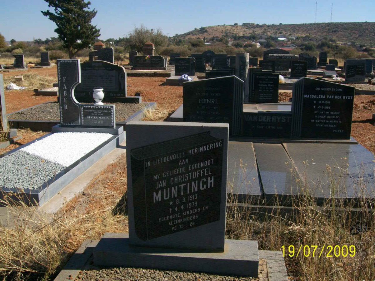 MUNTINGH Jan Christoffel 1913-1979