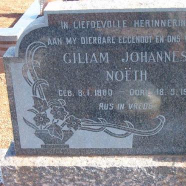 NOETH Giliam Johannes 1880-1961