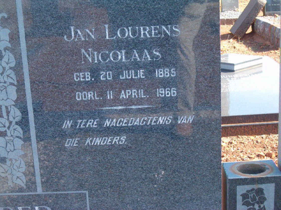 NOETH Jan Lourens Nicolaas 1885-1966