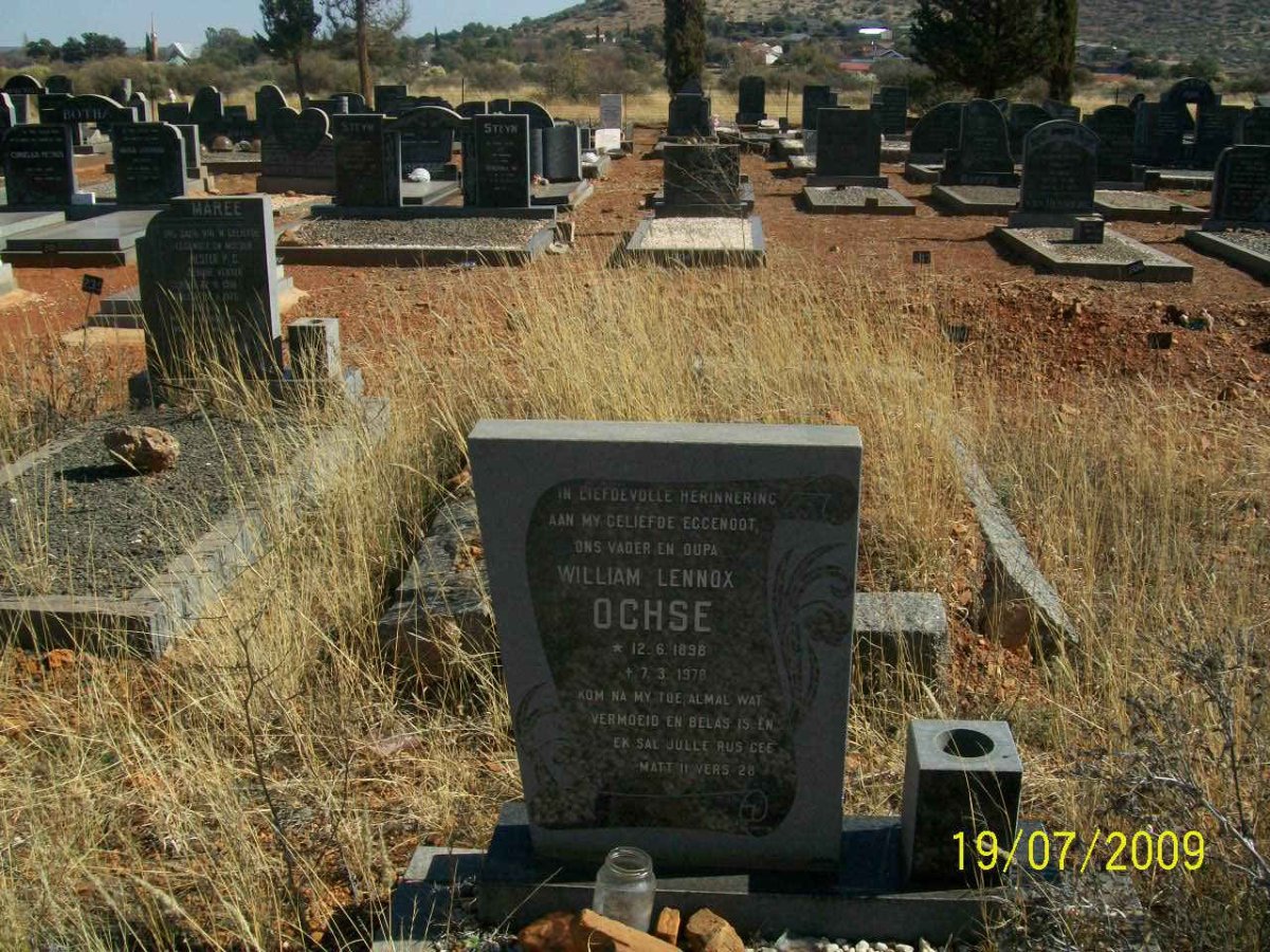 OCHSE William Lennox 1898-1978
