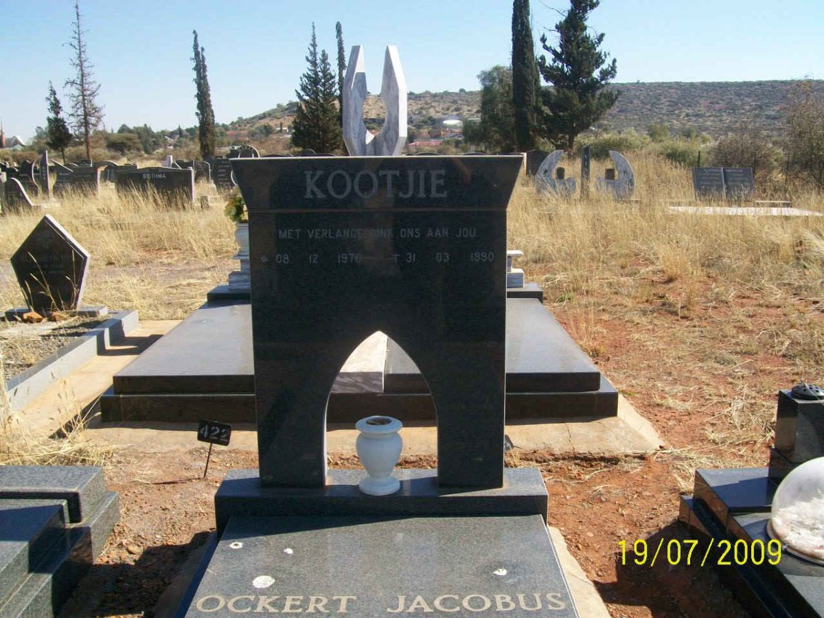 RENSBURG Ockert Jacobus, Janze van 1970-1990