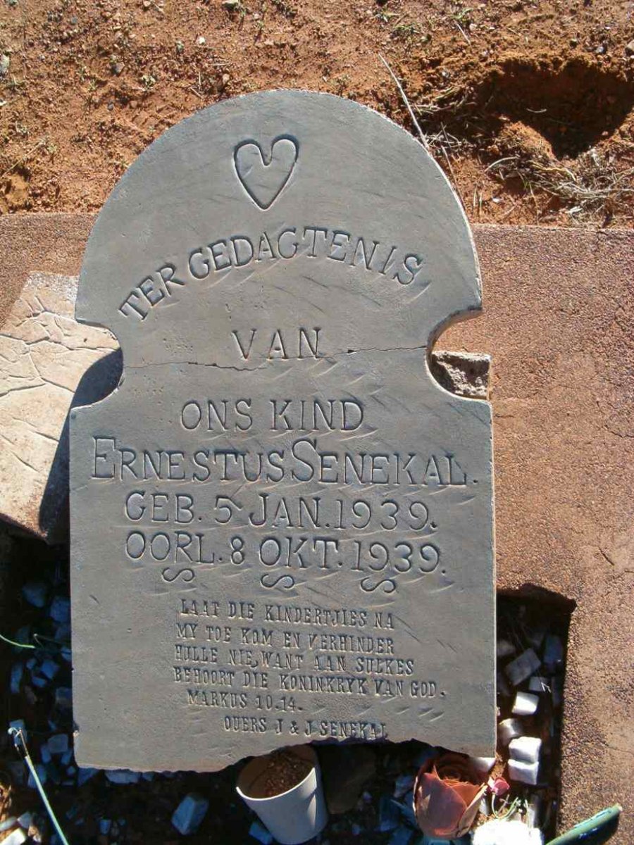 SENEKAL Ernestus 1939-1939