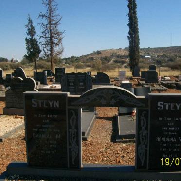 STEYN Emanuel M. 1898-1972 &amp; Hendrina W. 1901-1975