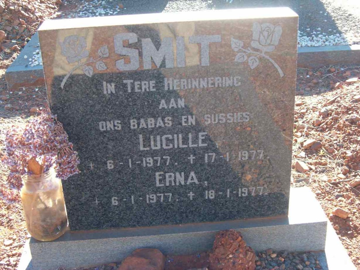 SMIT Lucille 1977-1977 :: SMIT Erna 1977-1977