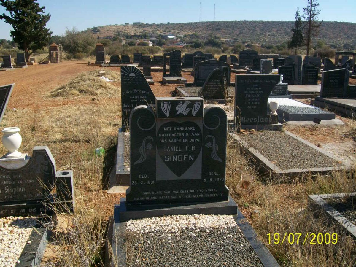 SINDEN Daniël F.H. 1891-1979