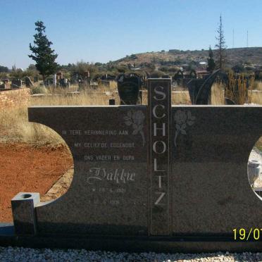 SCHOLTZ Dakkie 1921-1991