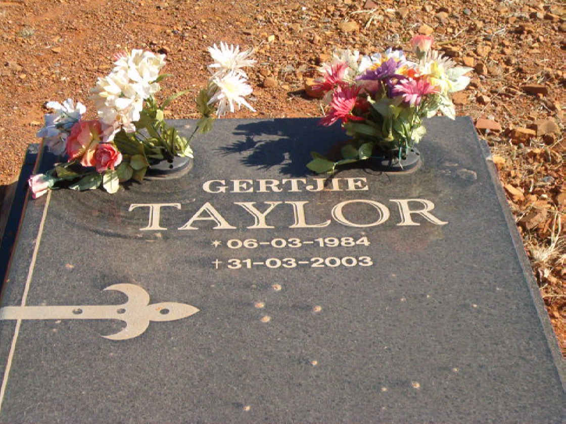 TAYLOR Gertjie 1984-2003