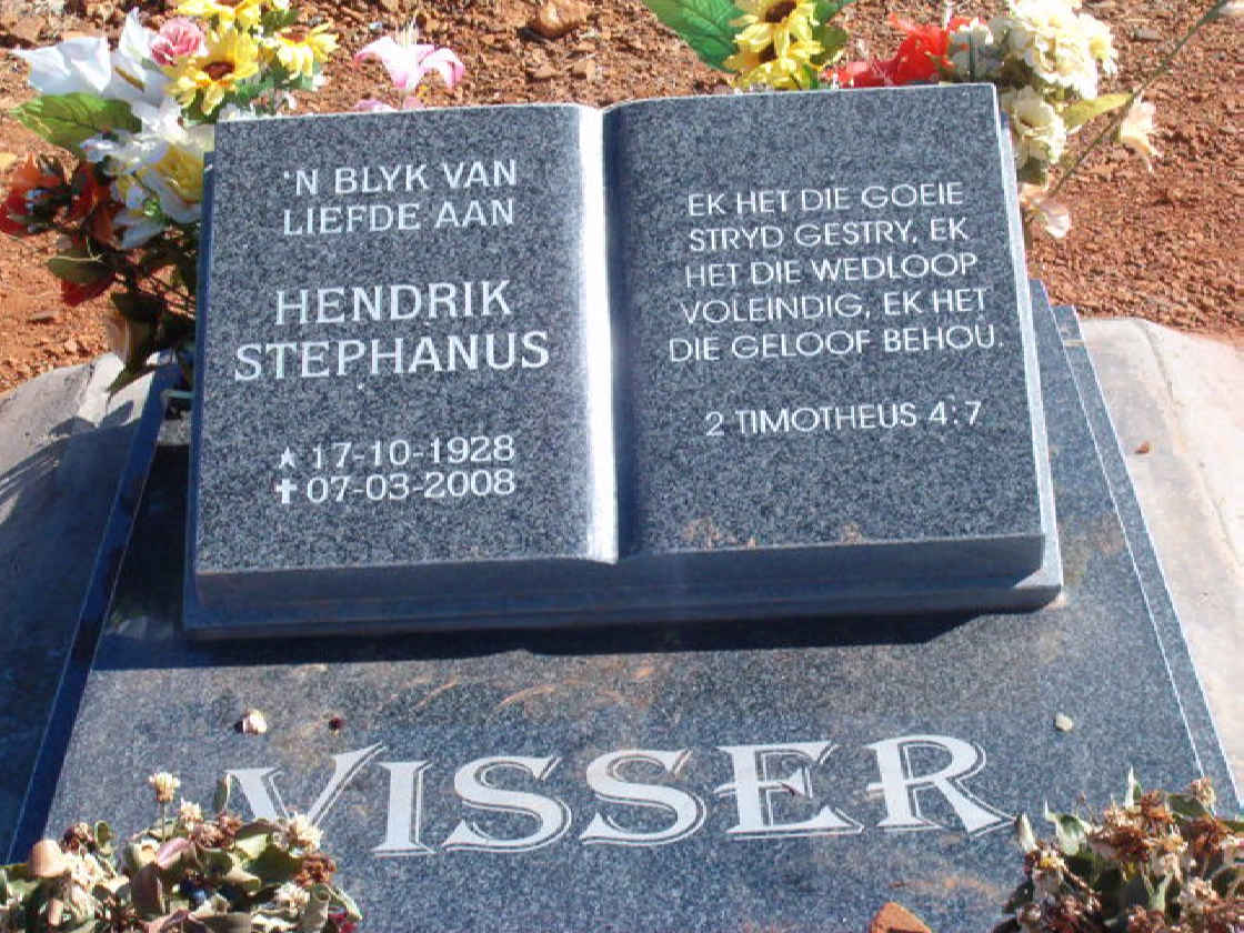 VISSER Hendrik Stephanus 1928-2008