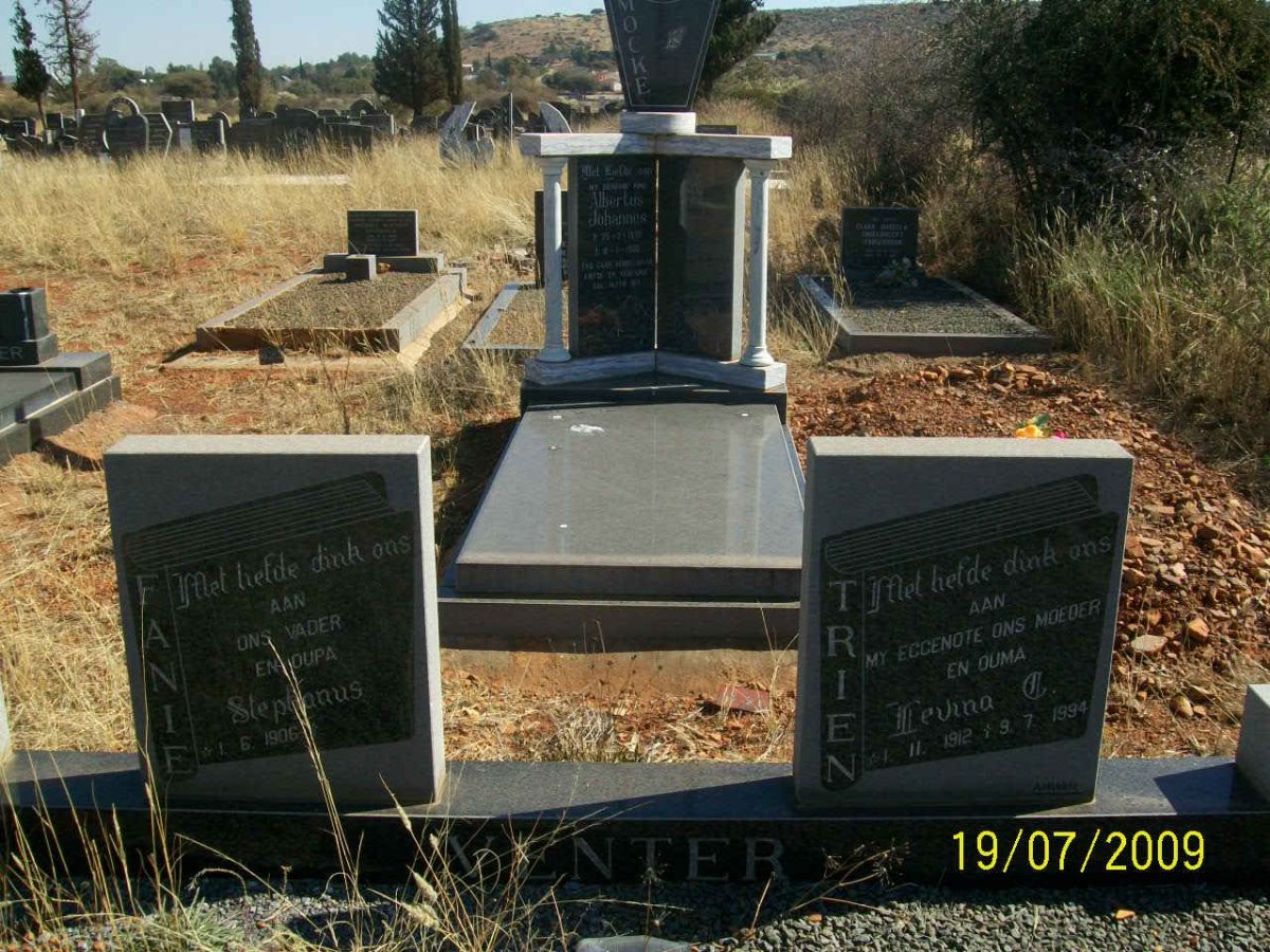 VENTER Stephanus 1906 &amp; Levina C. 1912-1994