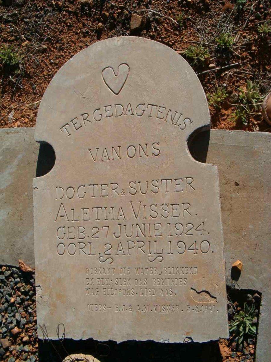 VISSER Aletha 1924-1940