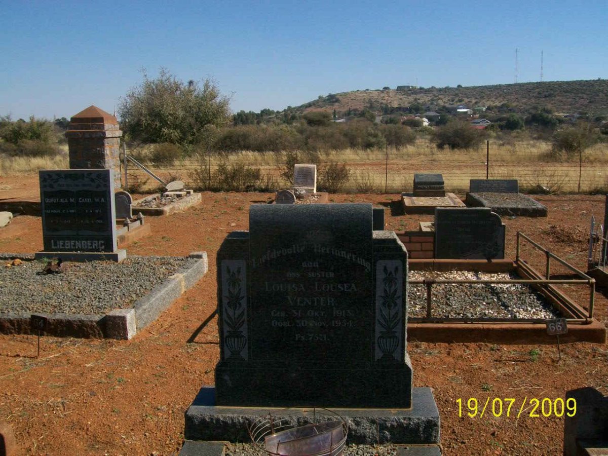 VENTER Louisa Lousea 1913-1954