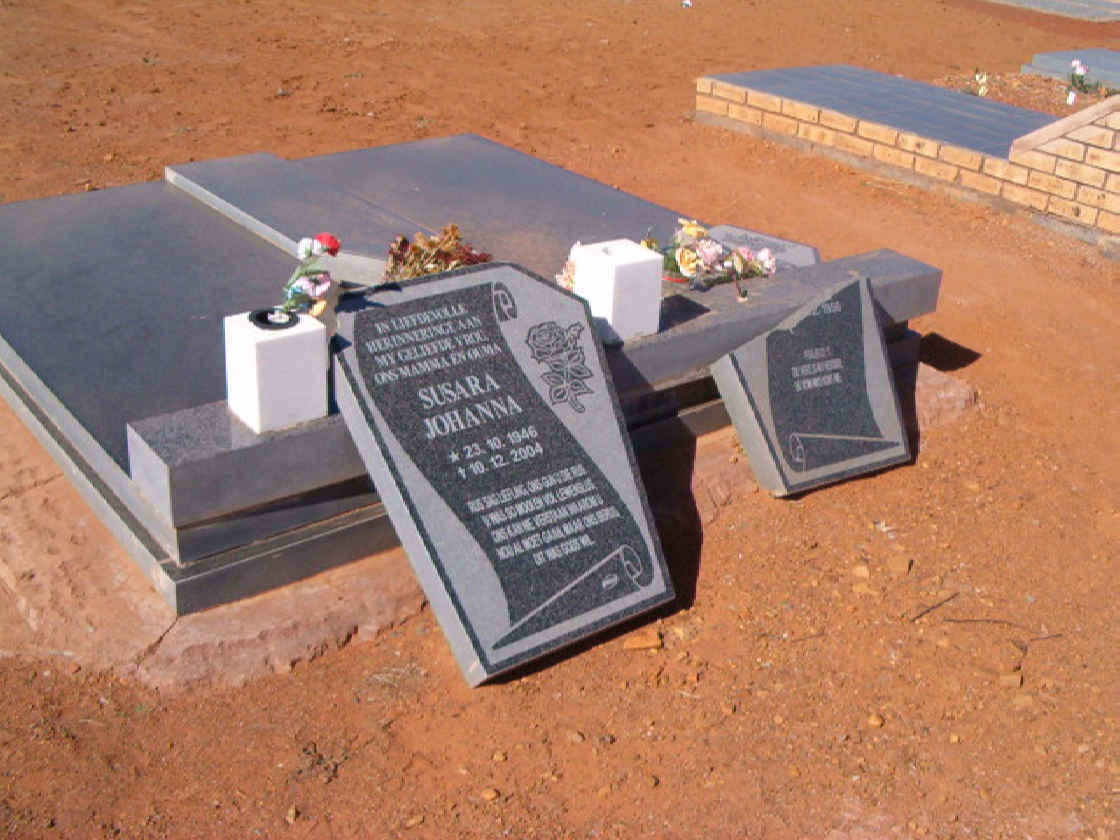 VRIES Cornelius Johannes, de 1950- &amp; Susara Johanna 1946-2004