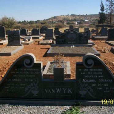 WYK Johannes Petrus, van 1908-1974 &amp; Johanna Susanna 1914-1996