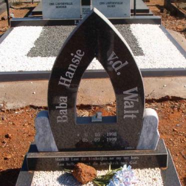 WALT Hansie, v.d. 1998-1999