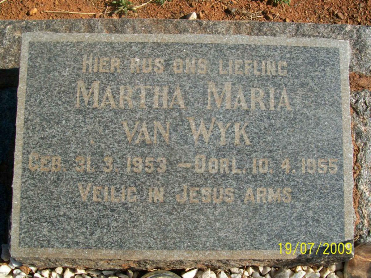 WYK Martha Maria, van 1953-1955