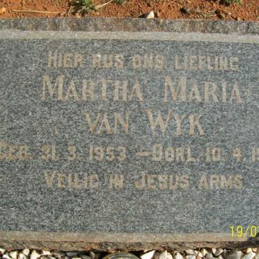 WYK Martha Maria, van 1953-1955