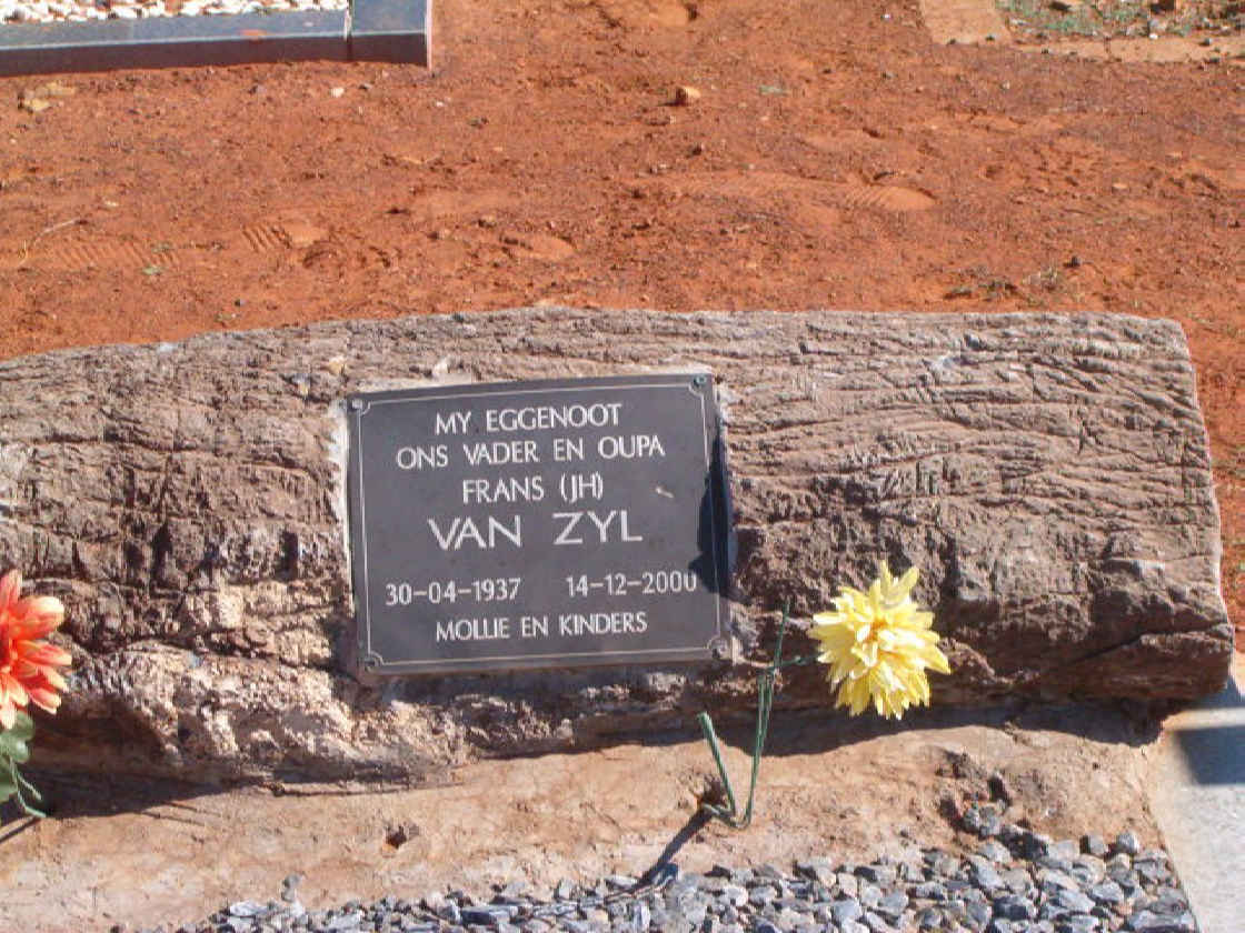 ZYL J.H., van 1937-2000