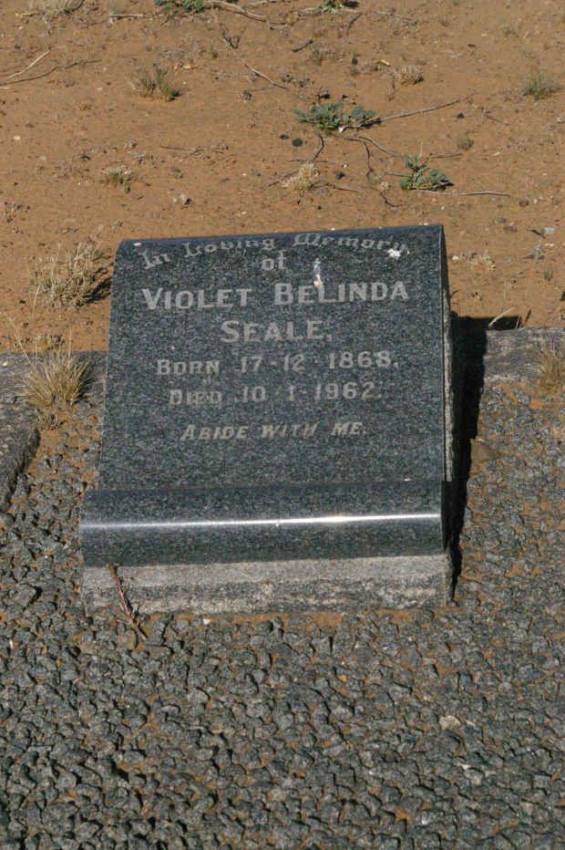 SEALE Violet Belinda 1868-1962