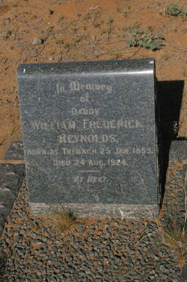 REYNOLDS William Frederick 1859-1924