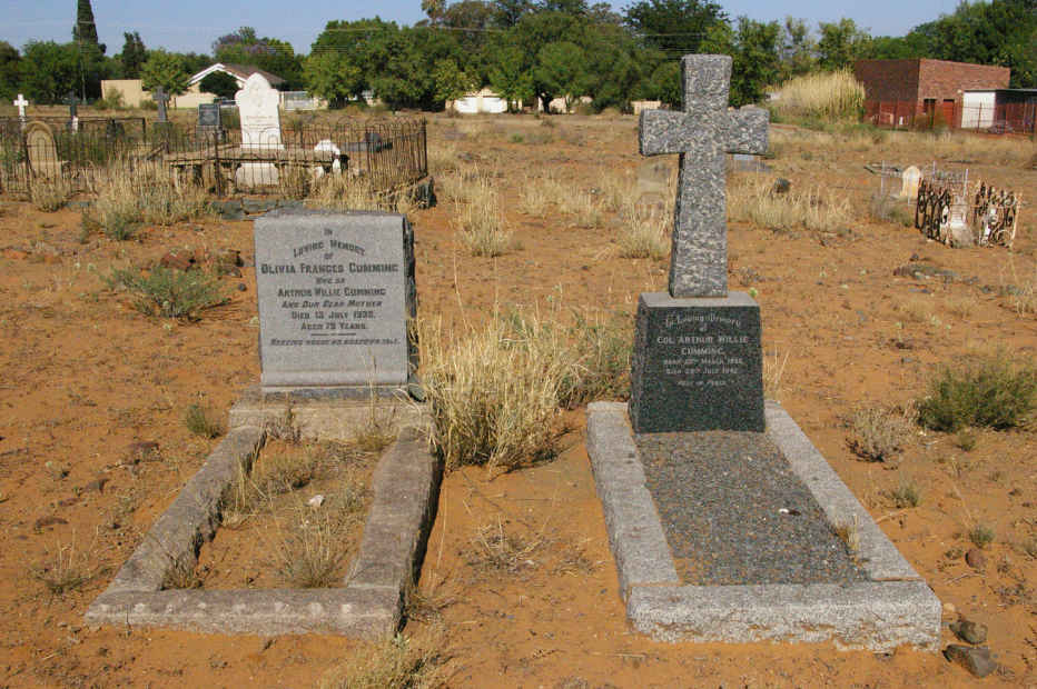 CUMMING Arthur Willie 1858-1942 &amp; Olivia Frances -1938