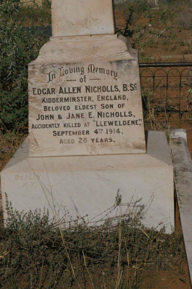 NICHOLLS Edgar Allen -1914