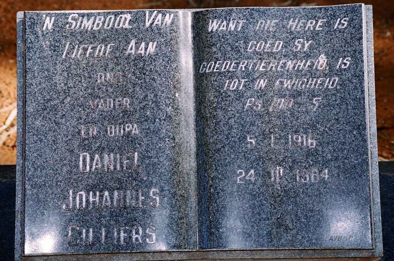 CILLIERS Daniel Johannes 1916-1984
