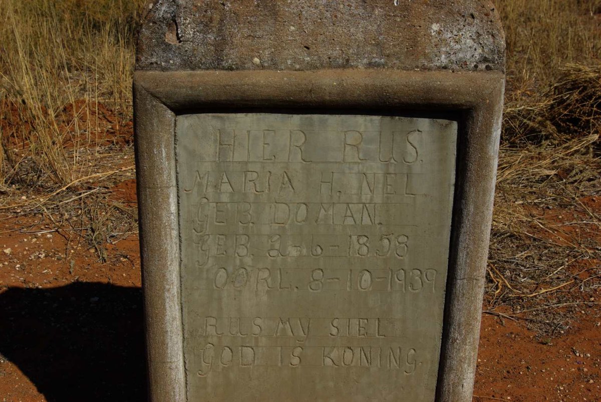 NEL Maria H. nee DOMAN 1858-1939