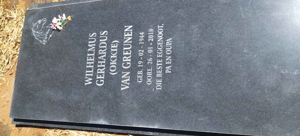 GREUNEN Wilhelmus Gerhardus, van 1944-2018