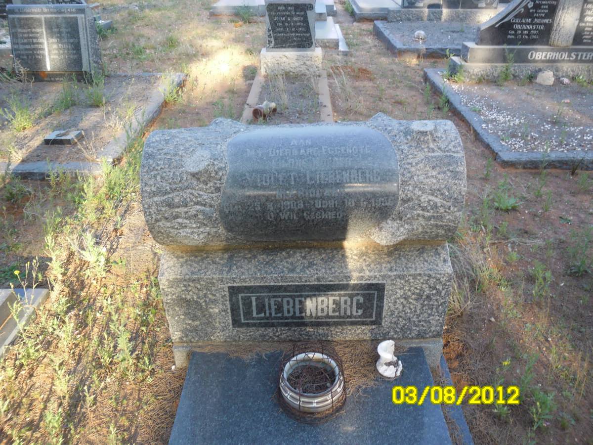 LIEBENBERG Violet 1903-1956