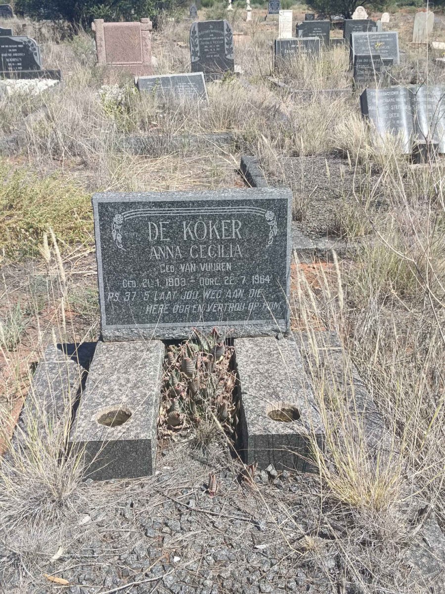 KOKER Anna Cecilia, de nee VAN VUUREN 1903-1964