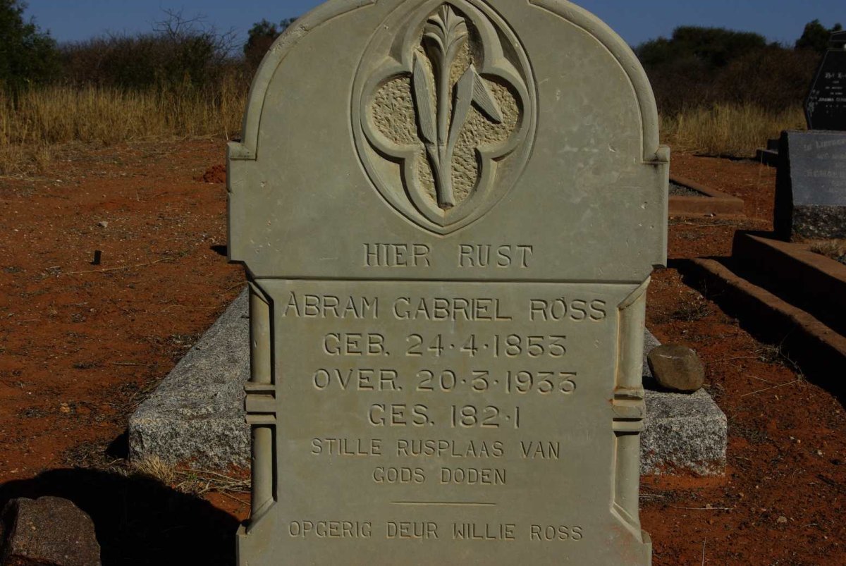ROSS Abram Gabriel 1853-1933