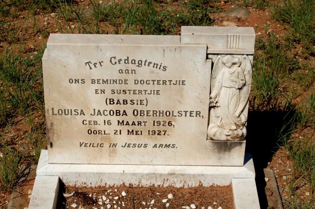 OBERHOLSTER Louisa Jacoba 1926-1927