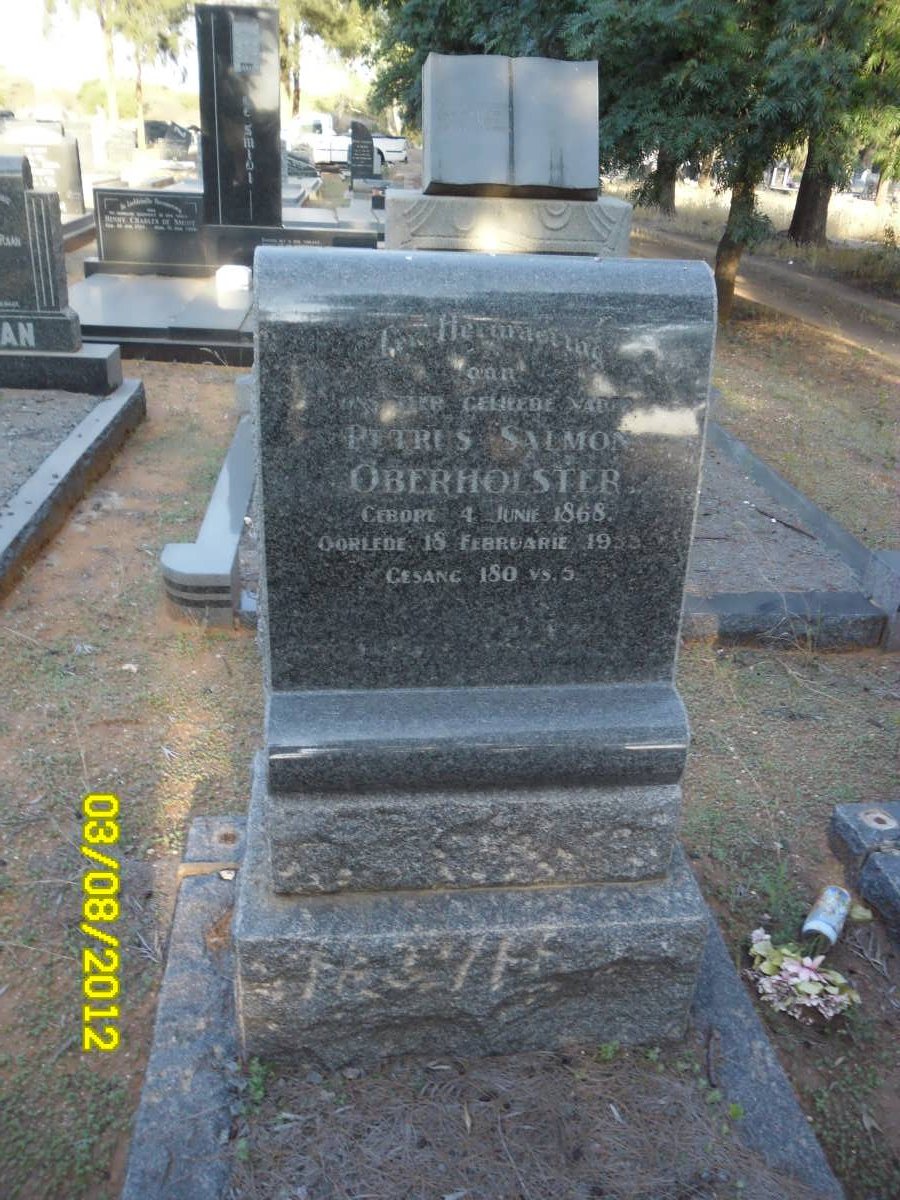 OBERHOLSTER Petrus Salmon 1868-19?