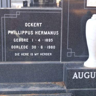 AUGUSTYN Ockert Phillippus Hermanus 1895-1980