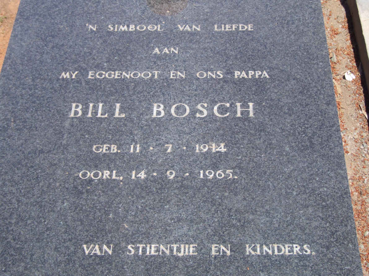 BOSCH Bill 1914-1965