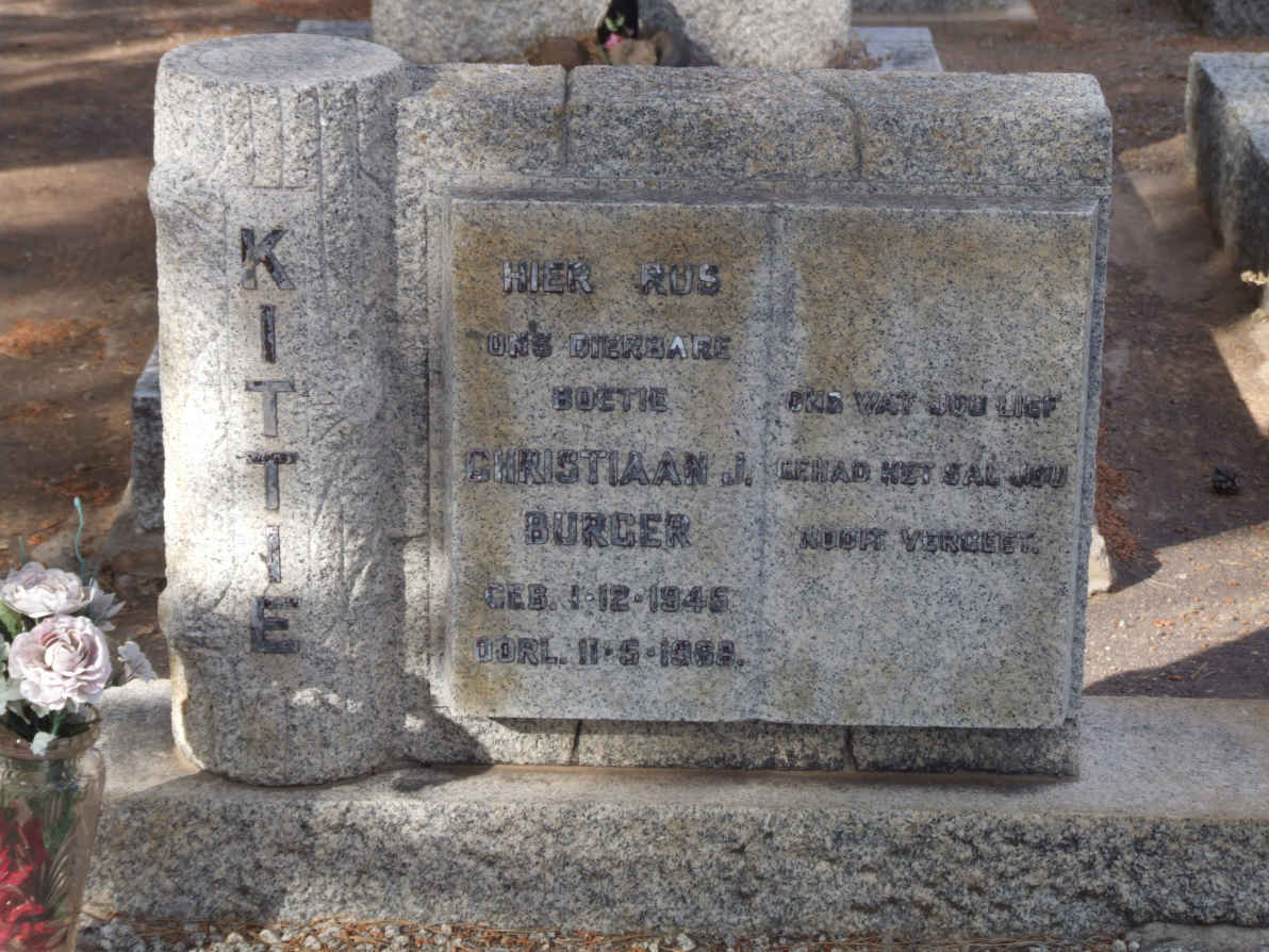 BURGER Christiaan J. 1945-1969