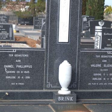 BRINK Daniël Phillippus 1945-1991 &amp; Valerie Elizabeth OLIVIER 1956-1991