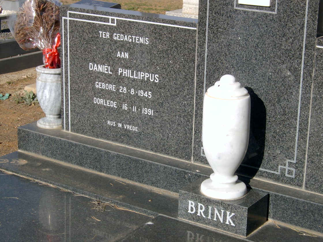 BRINK Daniel Phillippus 1945-1991