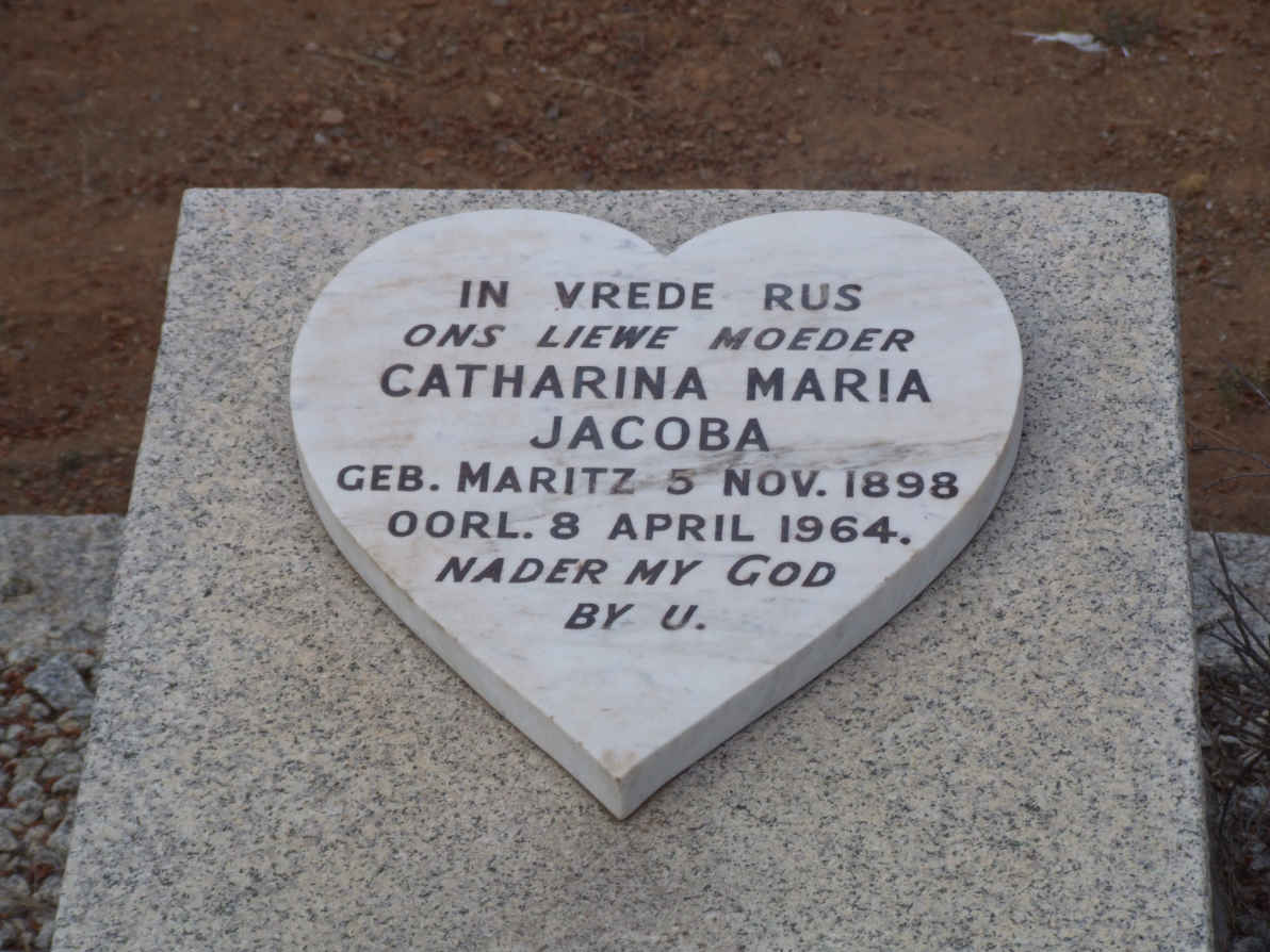? Catharina Maria Jacoba nee MARITZ 1898-1964