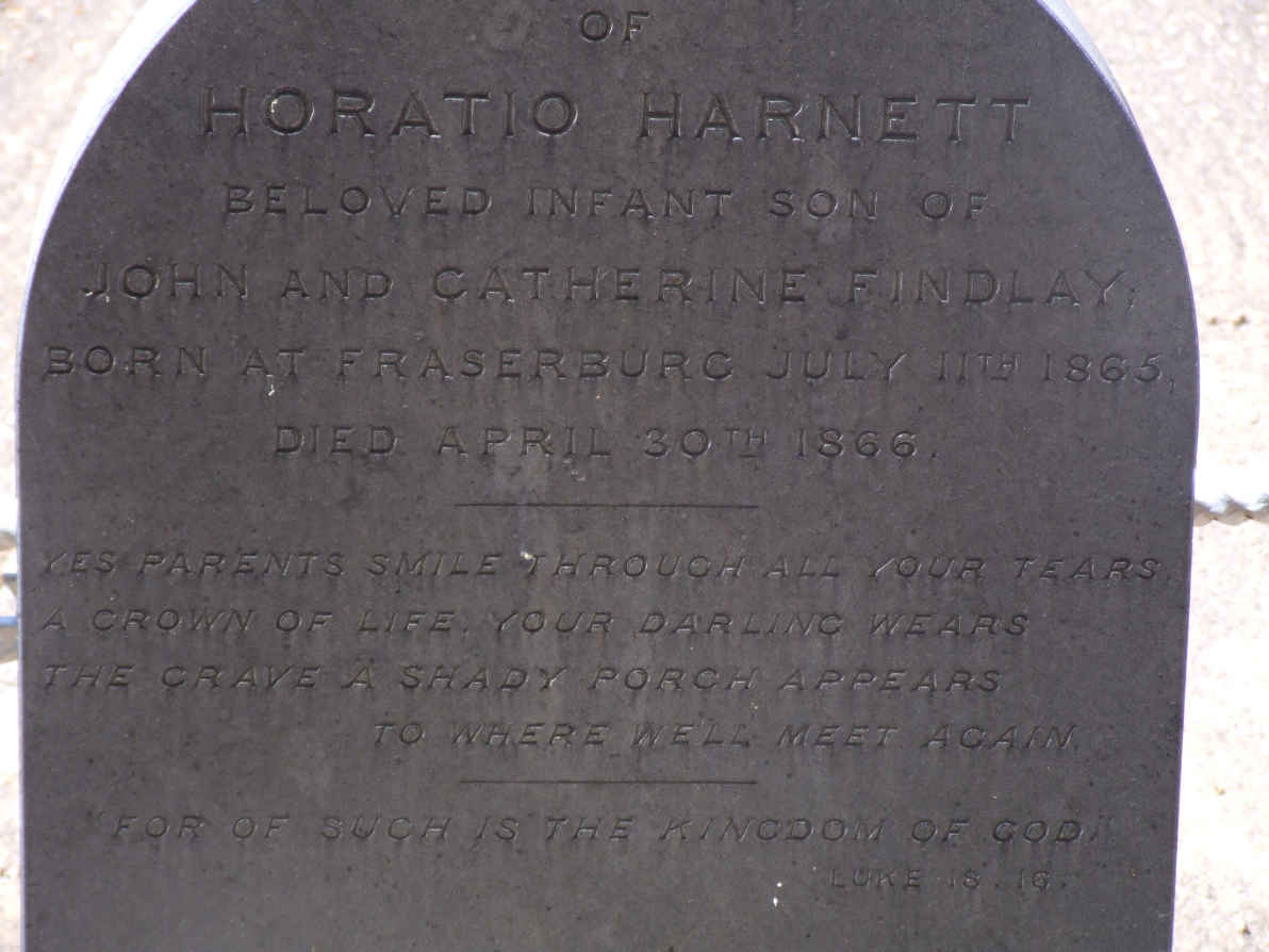 FINDLAY Horatio Harnett 1865-1866