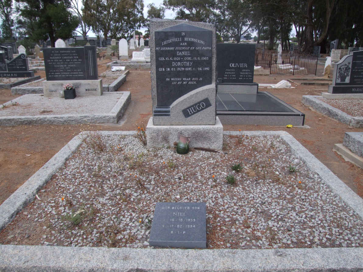 HUGO Daniel 1921-1965 &amp; Dorothy 1929-1993 :: HUGO Niel 1955-1984
