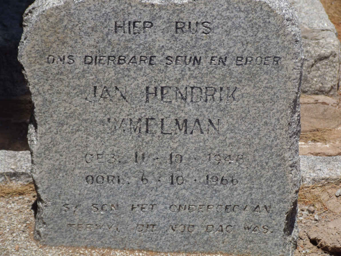IMMELMAN Jan Hendrik 1948-1966