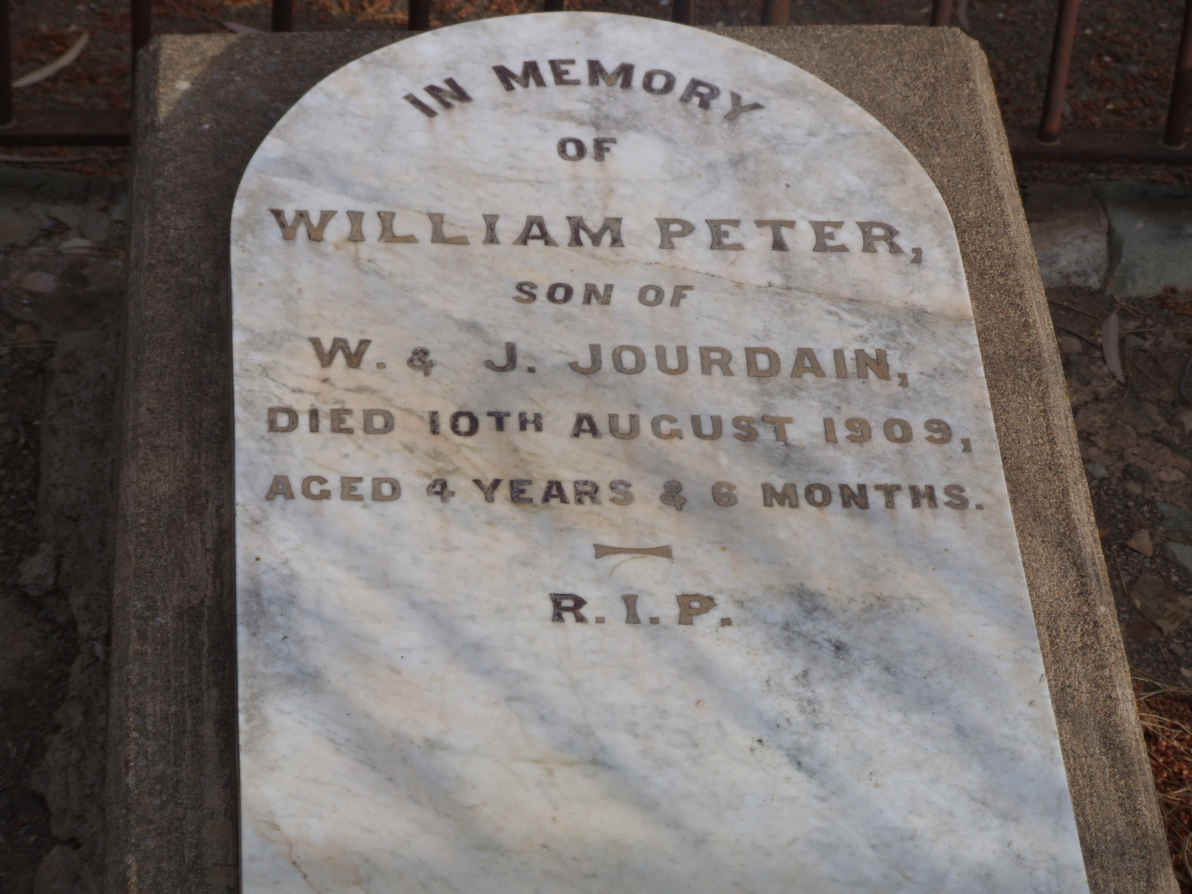 JOURDAIN William Peter -1909