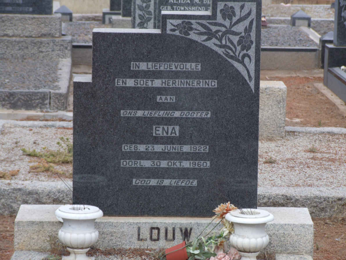 LOUW Ena 1922-1960