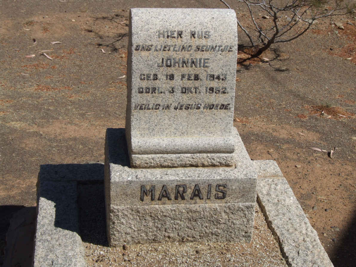 MARAIS Johnnie 1943-1952