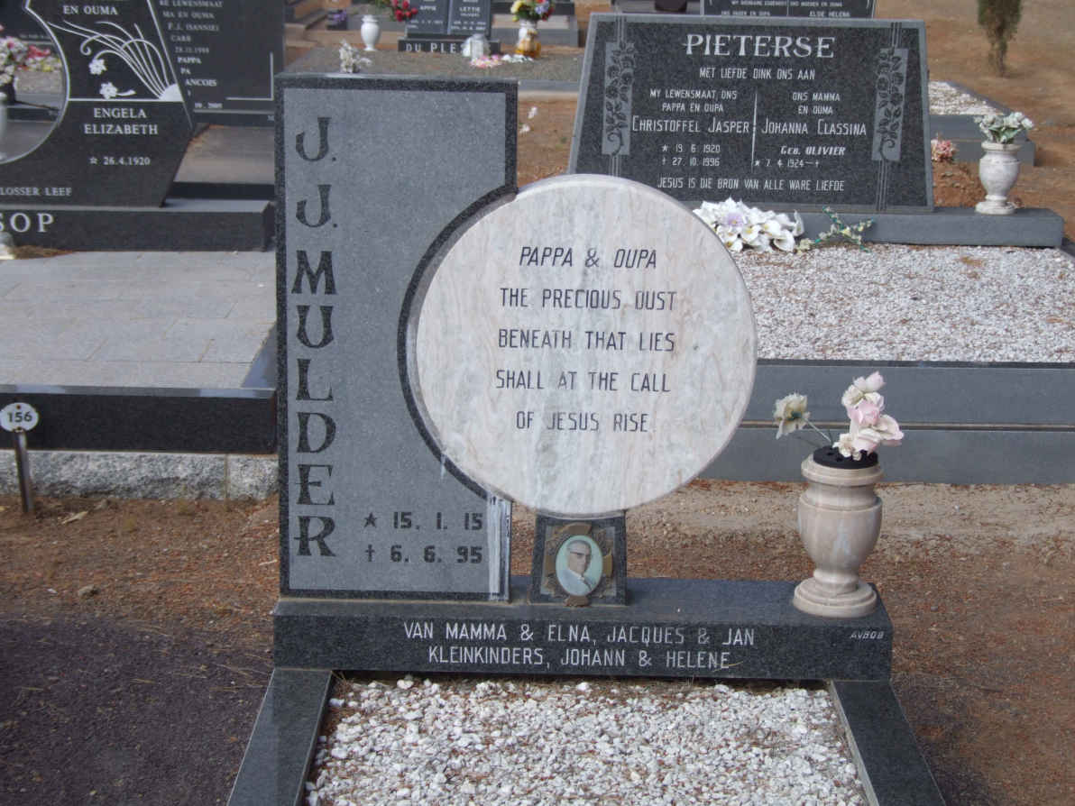 MULDER J.J. 1915-1995