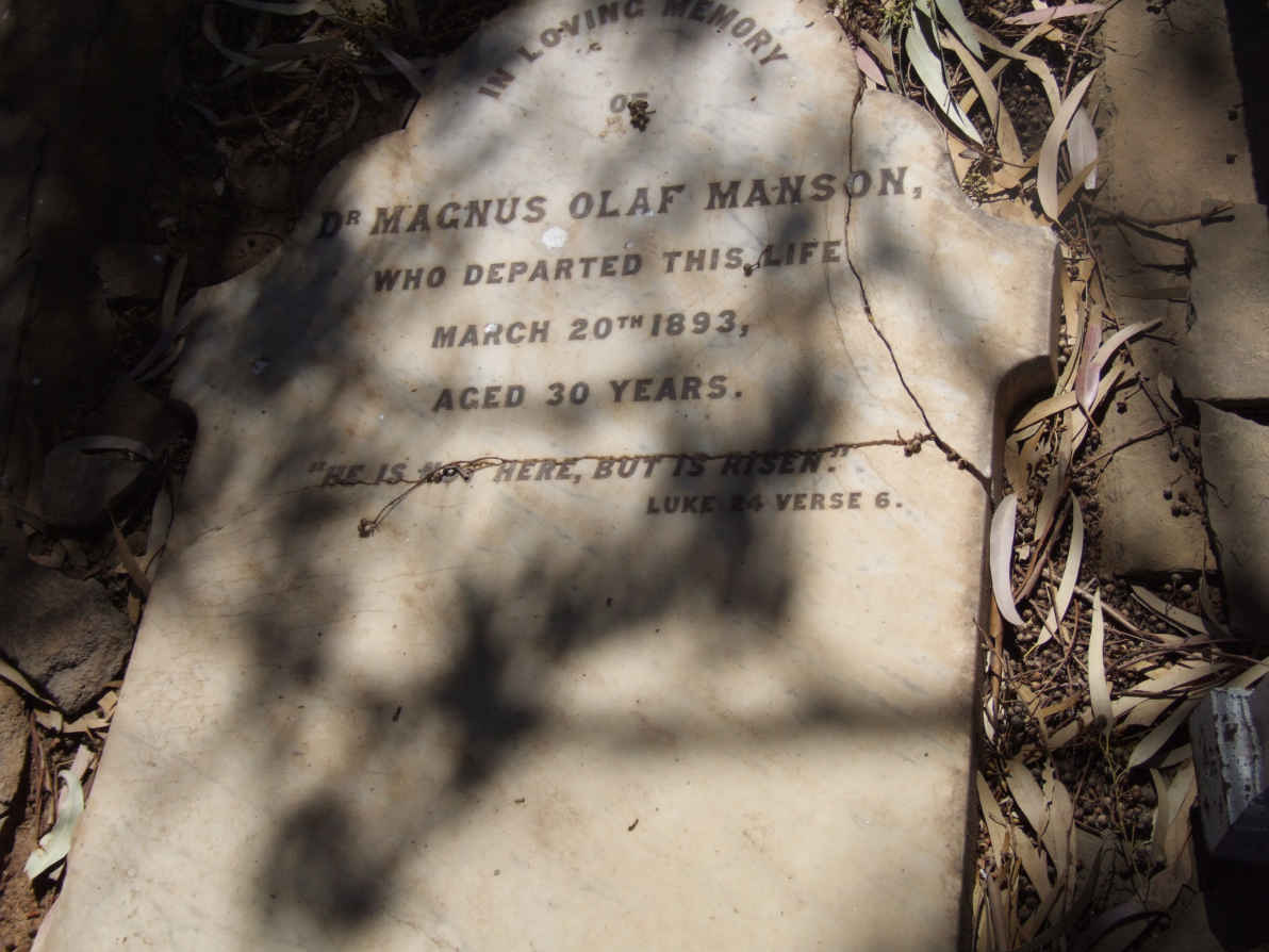 MANSON Magnus Olaf  -1893