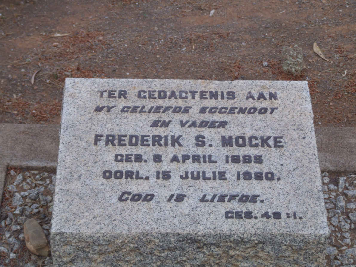 MOCKE Frederik S. 1885-1960