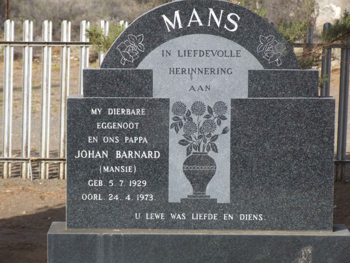 MANS Johan Barnard 1929-1973