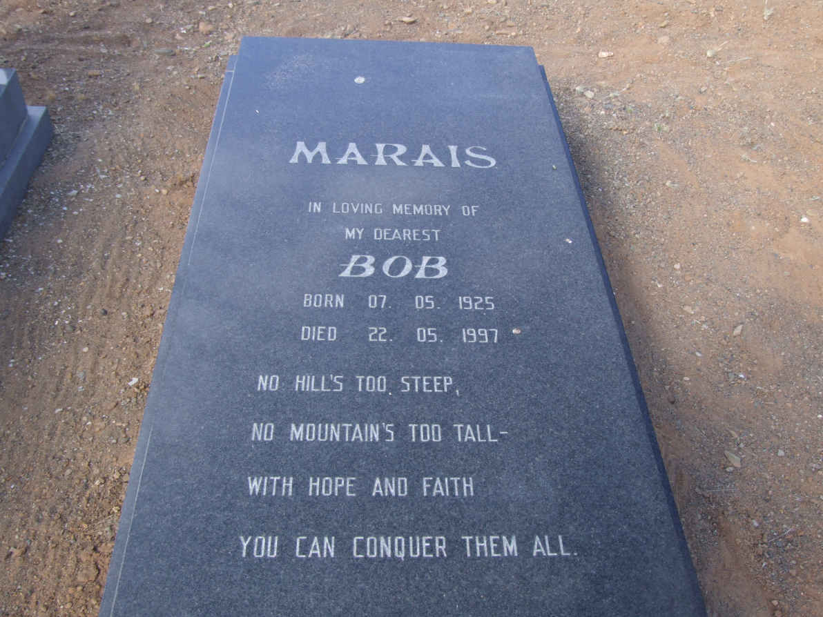 MARAIS Bob 1925-1997